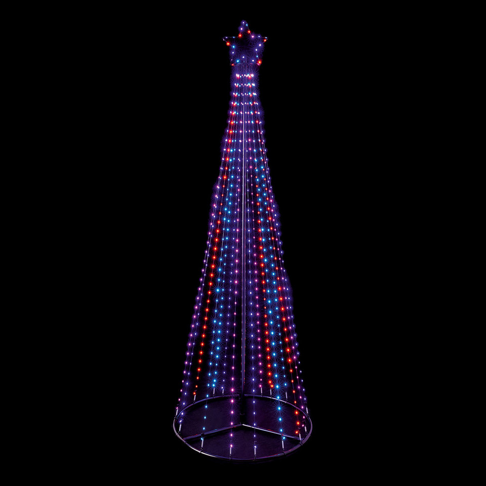 5053844384930 M A FlexiBright Pyramid Tree w 835 RBW LEDs and Star.jpg